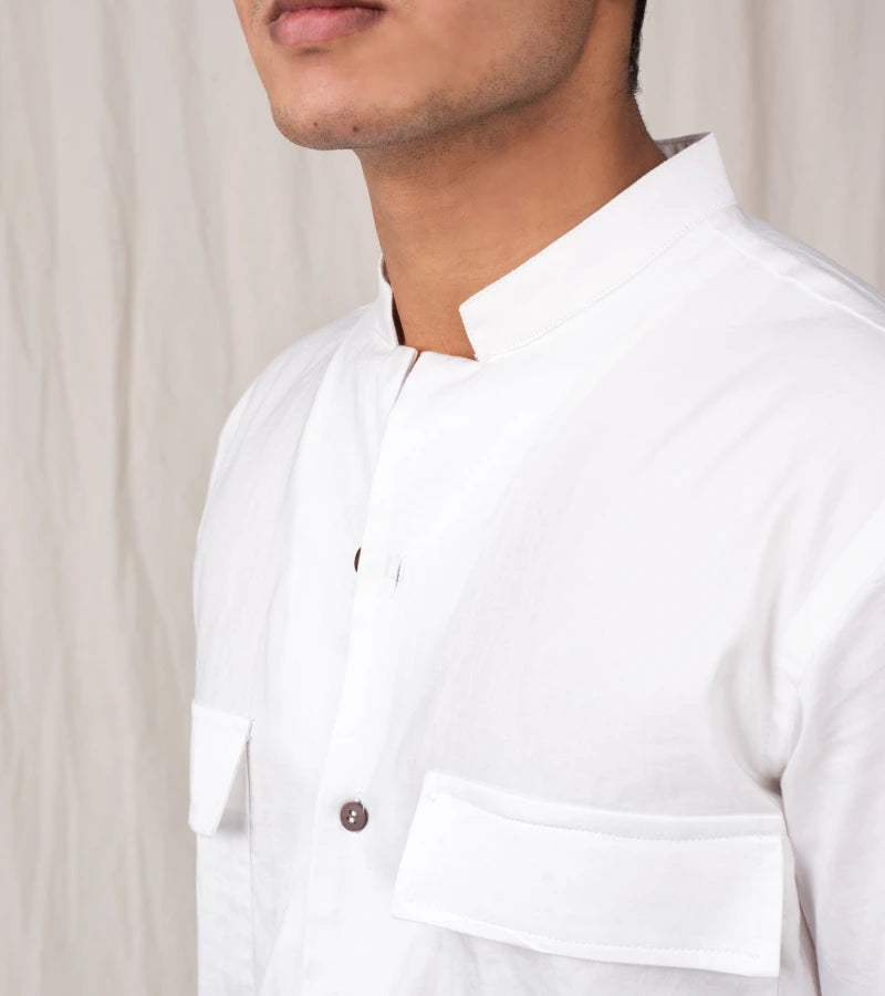 The White Solid Shirt